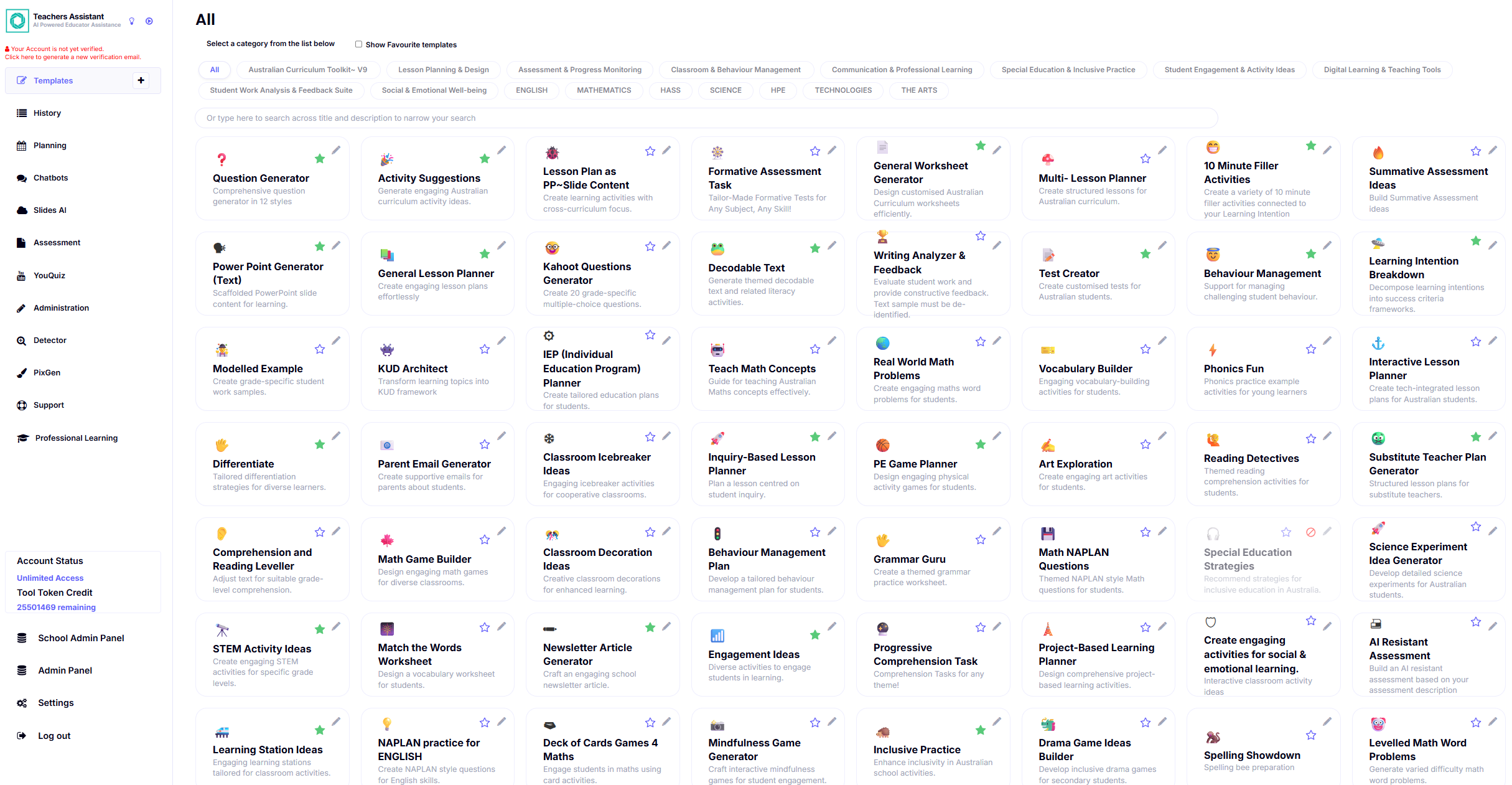 Resource & Template Generator